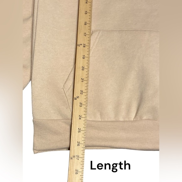 Cream Hello Kitty And Friends Long Sleeve Graphic Hoodie with Rainbow Design - Picture 5 of 7